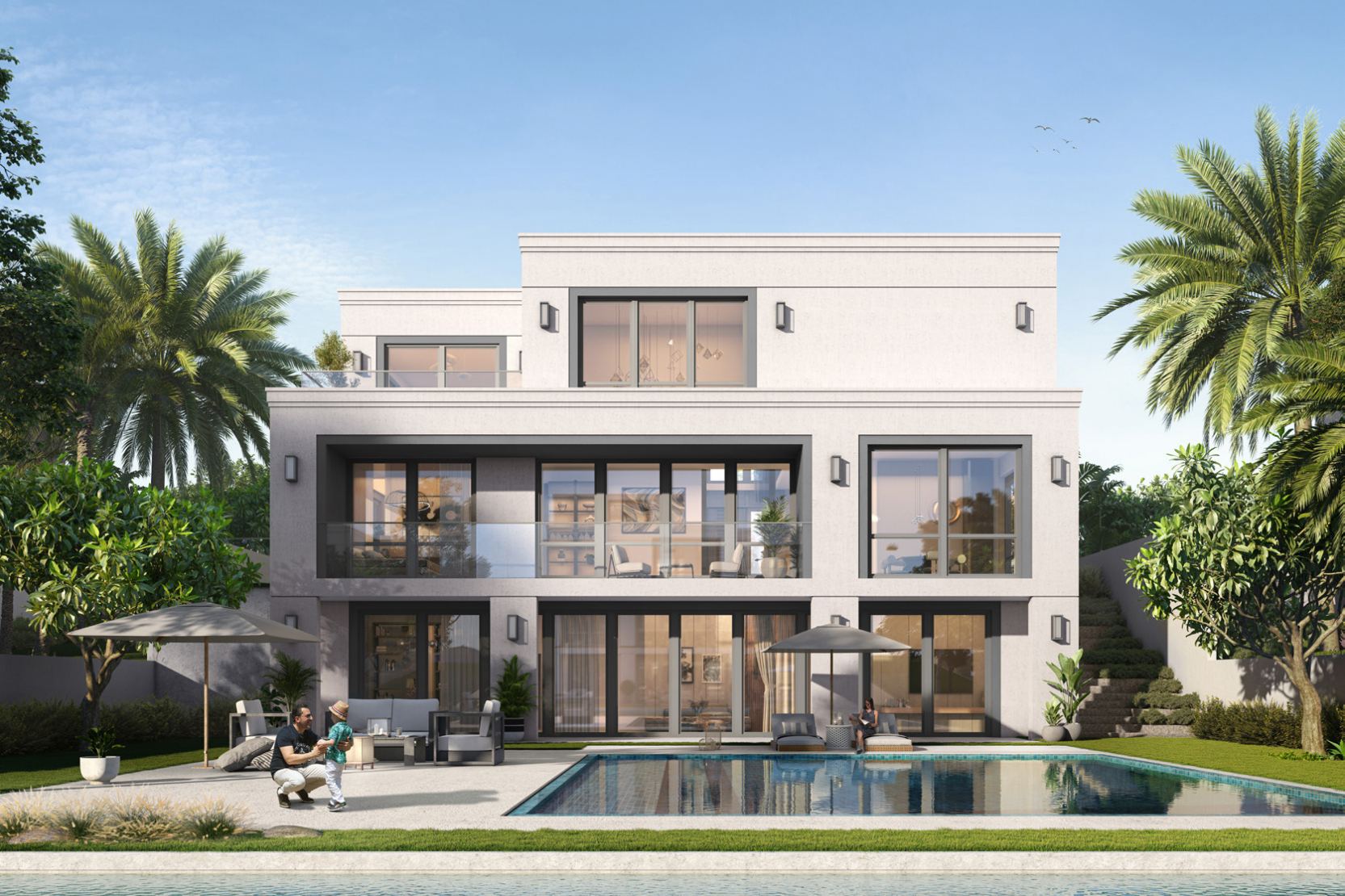 The Oasis — Super Mansion render