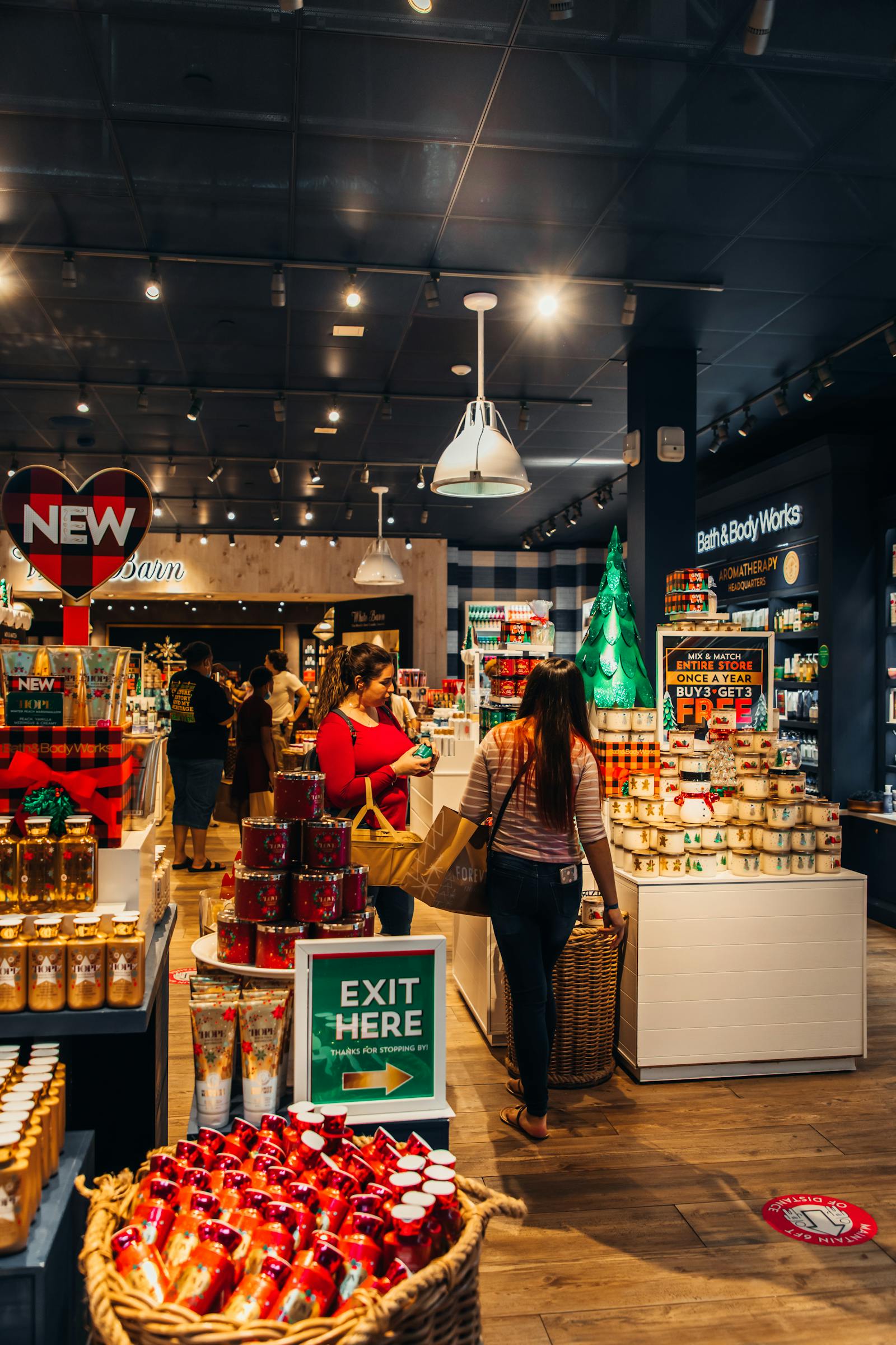 Modern retail interior representing commercial sales execution