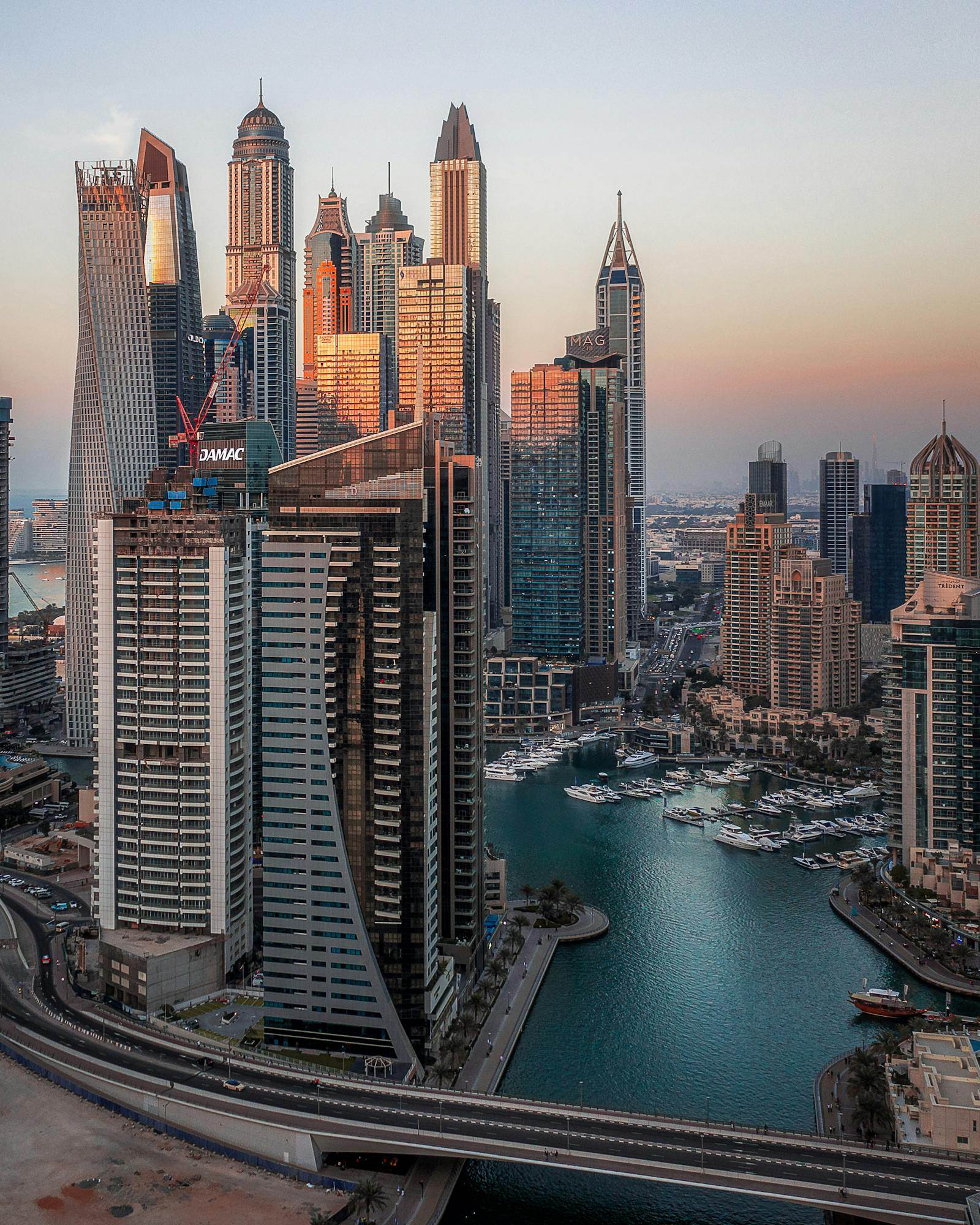 International skyline representing multi-industry market expansion